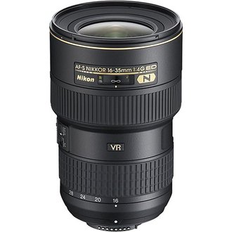 Nikon - Af-S Nikkor 16-35mm F / 4G ED VR Ultra-large Zoom Lens - Noir