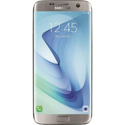 Samsung - PROPOSITION GALAXY S7 EDGE 4G LTE avec téléphone portable de 32 Go (déverrouillé) - Titane Silver