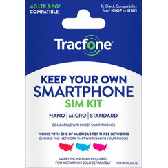 TracFone - Gardez votre propre kit de carte SIM de téléphone (promo disponible)