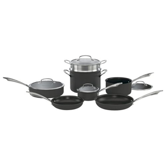 CuisinArt - Coffre-vaisselle Coffre 11 pièces Cookware Cookware - Noir