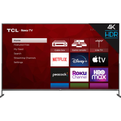 TCL - 85 ”Classe 4 Série 4k UHD Smart Roku TV