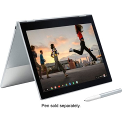 Google - Geek Squad Certified Renovierte Pixelbook 12.3 "Touchscreen Chromebook - Intel Core i5 - 8 GB Speicher - 128 GB SSD - Silber