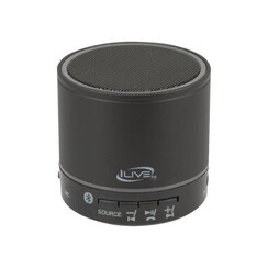 iLive - tragbarer Bluetooth-Lautsprecher - schwarz