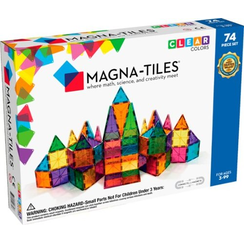 Magna-Fliesen Klare Farben 74-teiliges Set