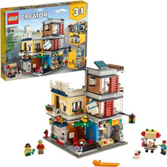 LEGO - Créateur 3 en 1 Townhouse Pet Shop & Café 31097
