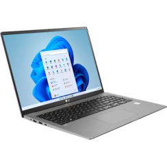 LG - Gram 17 "Laptop - 11. Gen Intel Core i7 - 16 GB Speicher - 2 TB SSD - Silber