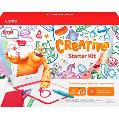 Osmo - Kit de démarreur créatif pour iPad - âgés de 5 à 10 ans - Dessin, Problèmes de mots et Physique précoce - Toy STEM (Base Osmo incluse) - Blanc