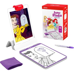 Osmo - Super Studio Disney Princess Starter Kit für iPad - Alter 5-11, Zeichnungsaktivitäten, Zuhören (Osmo-Basis enthalten)