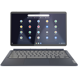 Lenovo - Chromebook Duett 5 - 13,3 "OLED -Touchscreen -Tablet - 8 GB Speicher - 128 GB SSD - mit Tastatur - Abyss Blau