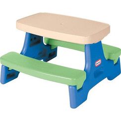 Little tikes - Table Easy Store Jr. Jouer - Bleu / Vert