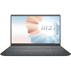 MSI - Modern 15 15,6 "Laptop - Amd Ryzen 5 - 8 GB Speicher - 256 GB SSD - Carbongrau