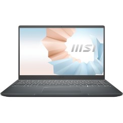 MSI - Modern 15 15,6 "Laptop - Intel Core i7 - 16 GB Speicher - 512 GB SSD - Carbongrau