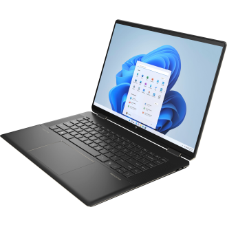 HP - Spectre 2 -in -1 16 "UHD+ Touchscreen -Gaming -Laptop - Intel EVO Core i7 - 16 GB Speicher - Intel Arc A370m - 1 TB SSD - Dunkelheit Schwarz