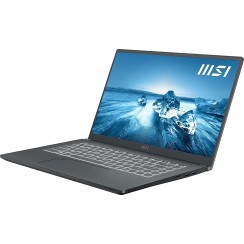 MSI - Prestige 15 15,6 "Laptop - Intel Core i5 - 16 GB Speicher - Nvidia GeForce GTX 1650 - 512 GB SSD - Carbongrau