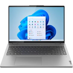 Lenovo - Yoga 7i 16 "Wqxga Touch 2-en-1 ordinateur portable - Core i7-1260p - Mémoire 16 Go - 512 Go SSD - Gray arctique