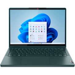 Lenovo - Yoga 6 13.3 "Wuxga Touch 2-en-1 ordinateur portable -ryzen 5 5500U - Mémoire 8 Go - 256 Go SSD - Sarce noir avec tissu une couverture