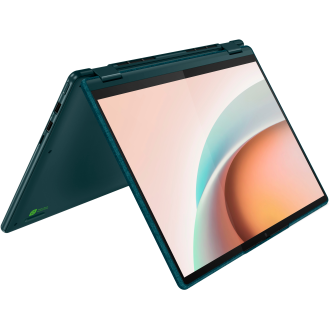 Lenovo - Yoga 6 13,3 "Wuxga Touch 2 -in -1 Laptop -Ryzen 5 5500U - 8 GB Speicher - 256 GB SSD - dunkler blaugrün mit Stoff A Deckel