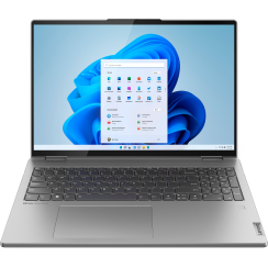 Lenovo - Yoga 7i 16 "Wqxga Touch 2-en-1 ordinateur portable - Core i7-12700H - Mémoire 32 Go - Intel Arc A370M - 1 To SSD - Arctic Gray