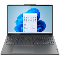 Lenovo - Yoga 7i 16 "WQXGA Touch 2-en-1 ordinateur portable - Core i5-1240p - Mémoire 8 Go - 256 Go SSD - Storm Grey