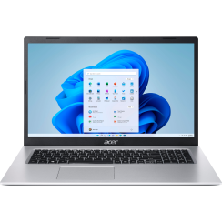 Acer - Aspire 3 - 17,3 "HD + ordinateur portable - 11th Gen Intel Core i3-1115G4 - Mémoire 8 Go - 256 Go SSD - Pure Silver