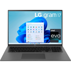 LG - GRAM 17 ”ordinateur portable ultra léger - plate-forme Intel Evo 12e génération Intel Core i7 - 32 Go de RAM - 2TB NVME SSD