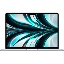 MacBook Air 13.6 "ordinateur portable - puce Apple M2 - Mémoire 8 Go - 256 Go SSD (dernier modèle) - Argent