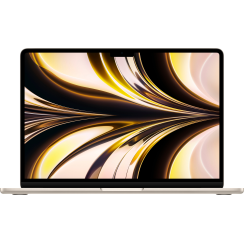 MacBook Air 13.6 "ordinateur portable - puce Apple M2 - Mémoire 8 Go - 256 Go SSD (dernier modèle) - Starlight