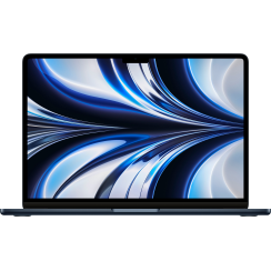 MacBook Air 13.6 "Laptop - Apple M2 Chip - 8 GB Speicher - 256 GB SSD (neuestes Modell) - Mitternacht