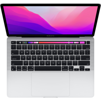 MacBook Pro 13.3 "ordinateur portable - puce Apple M2 - Mémoire 8 Go - 256 Go SSD (dernier modèle) - Silver