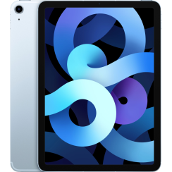 Apple - 10,9 Zoll iPad Air - (4. Generation) mit Wi -Fi + Cellular - 256 GB - Himmelblau (freigeschaltet)