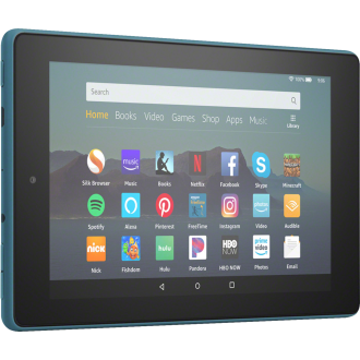 Amazon - Fire 7 Tablet (7 "Display, 16 GB) - Twilight Blue