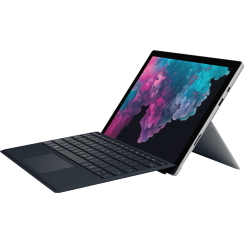 Microsoft - Geek Squad Certified Renoved Surface Pro mit schwarzer Tastatur - 12,3 "Touchscreen - Intel Core M3 - 4 GB - 128 GB SSD - Platinum