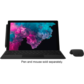 Microsoft - Geek Squad Certified Renoved Surface Pro 6 - 12,3 "Touchscreen - Intel Core i5 - 8 GB - 256 GB SSD - mit Tastatur - Schwarz
