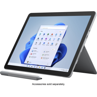 Microsoft - Surface Go 2 - 10,5 "Touchscreen - Intel Pentium Gold - 8 GB - 128 GB SSD - Nur Gerät - Platinum