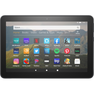 Amazon - Fire HD 8 10e génération - 8 "- tablette - 64 Go - noir