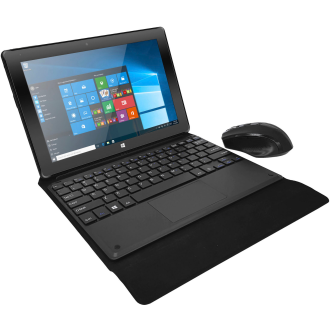 Hyundai - Koral Pro 10m4 - 10.1 "- tablette avec clavier et souris - 4 Go de RAM - 64 Go de stockage - Windows 10 - noir
