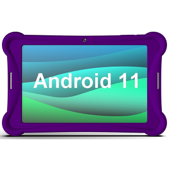 Visual Land Prestige Elite 10QH 10.1 "Tablette HD 64 Go Mémoire de 2 Go avec un boîtier de pare-chocs protecteur - violet