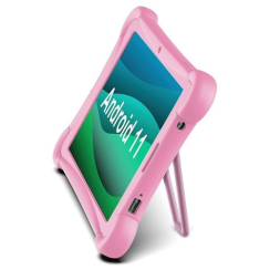 Visual Land Prestige Elite 10qh 10,1 "HD -Tablette 32 GB Speicher 2 GB Speicher mit schützender Stoßstangenkoffer - Pink