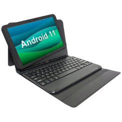 Visual Land Prestige Elite 10qh 10.1 "HD -Tablet 64 GB Speicher 2 GB Speicher mit abnehmbarem Docking -Tastaturgehäuse - Schwarz