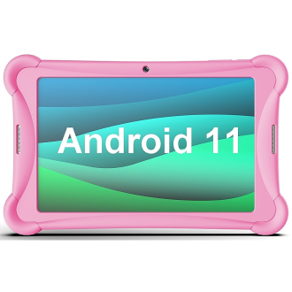 Visual Land Prestige Elite 10QH 10.1 "Tablette HD 128 Go Memorme 2 Go avec boîtier de pare-chocs protecteur - rose