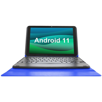Visual Land Prestige Elite 10qh 10.1 "HD -Tablet 64 GB Speicher 2 GB Speicher mit abnehmbarem Docking -Tastaturgehäuse - Blau
