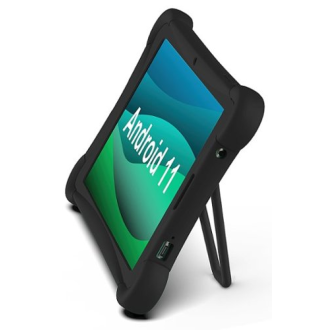 Visual Land Prestige Elite 10qh 10,1 "HD -Tablet 64 GB Speicher 2 GB Speicher mit schützender Stoßstangenkoffer - Jet Black