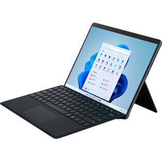 Microsoft - Surface Pro 8 - 13 ”Touchscreen - Intel EVO -Plattform Core i5 - 8 GB Speicher - 256 GB SSD - Gerät mit schwarzer Tastatur - Graphite