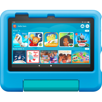 Amazon - Fire 7 Kids Tablet, 7 "Display, Alter 3-7, 16 GB - Blau