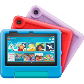 Amazon - Fire 7 Kids Tablet, 7 "Affichage, âgé de 3 à 7 ans, 16 Go - rouge