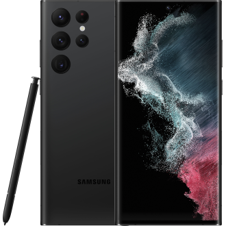 Samsung - Galaxy S22 Ultra 128 GB - Phantom Black (T -Mobile)