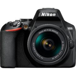 Caméra vidéo Nikon - D3500 DSLR avec AF-P DX Nikkor 18-55mm F / 3.5-5.6G VR Lens - Noir