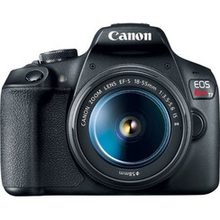 Caméra vidéo DSLR de Canon - EOS Rebel T7 avec une lentille de 18-55mm - Noir