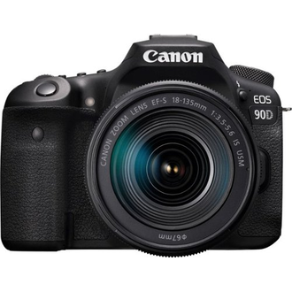 Canon - EOS 90d DSLR-Kamera mit EF-S 18-135mm-Objektiv - Schwarz
