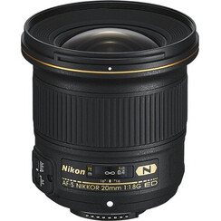 Nikon - AF-S Nikkor 20mm F / 1.8g ed Ultra Weitwinkelobjektiv für ausgewählte F-Mount-Kameras - Schwarz